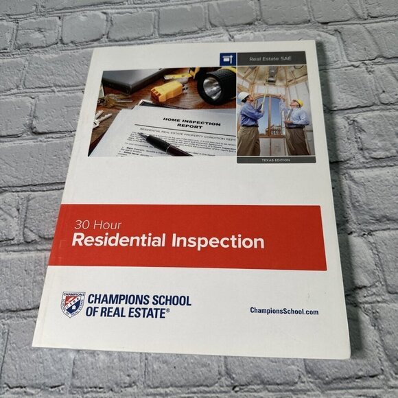 Other - 30 Hour Residential Inspection 2017  Champions School Of Real Estate